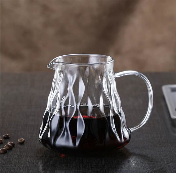Glass Coffee Pot With Funnel, 600ml Coffee Pot For Daily Coffee